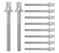 ELAYARD 18 Tiges de Tension M5 X 45 MM pour Batterie - Kit de Visserie de Rechange 18 Pièces - Accessoires pour Instruments de Percussion - Montage et Accordage Stable