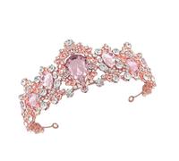ELAYARD 1pièce Couronne De Mariée Cristal Chic Diadème Élégant Pour Mariage Fête Et Événements Spéciaux Accessoire Brillant Pour Mariées Et Demoiselles Honneur