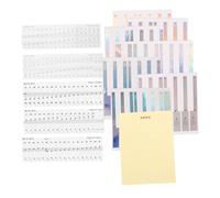 ELAYARD 2 ensembles Autocollants pour Clavier de Piano Touches Transparent et Dégradé Étiquettes Notes pour Débutants Accessoires Pédagogiques Pratiques et Durables