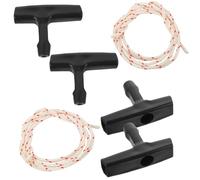 ELAYARD 2 ensembles Kit de Tirage pour Porte de Garage avec Poignées Cordon de Traction Flexible pour Escalier de Grenier Sécurité et Urgence
