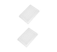ELAYARD 2 Ensembles Puces Plaques De Culture U Forme Plateau De Culture De Laboratoire Plastique Pour Analyse Scientifique Et Projets Educatifs 10 Pièces * 2