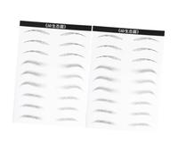 ELAYARD 2 Feuilles Autocollants Sourcils Simulation Lot Maquillage Sourcils Naturel sans Pochoir