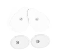 ELAYARD 2 paires Patches Autocollants Réutilisables Silicone pour Massage Corporel Coussinets Portables pour Électrostimulation Patchs Acupoints Pratiques et Flexibles Compatibles avec