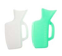ELAYARD 2 pièces Bouteille Urine Féminine Portable Urinoir Pratique et Durable Grand Volume Adapté Voyage Camping et Soins à