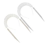 ELAYARD 2 pièces Couronnes de Déesse Strass Accessoires Cheveux Mariage Élégants pour Mariée Bandeaux Légers Or et Argent Bijoux Coiffure Simples et Brillants pour Cérémonie