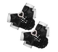 ELAYARD 2 pièces Élégantes Pinces à Cheveux Nœud avec Filet pour Chignon Accessoires Coiffure pour Femmes Confortables et Durables pour Aérien et Bancaire
