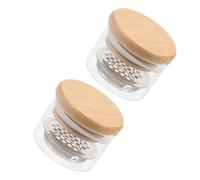 ELAYARD 2 pièces Glass Nail Cup With Stainless Steel Filter For Manicure Nail Art Cleaning Tool And Practical For Professional And Personal Use