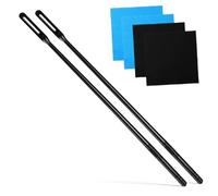 ELAYARD 2 pièces Kit de Nettoyage pour Flûte avec Bâtons Lisses et Chiffons Absorbants pour Musiciens et