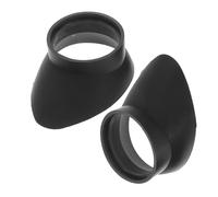 ELAYARD 2 pièces Lot de Caches Oculaires Caoutchouc pour Microscope et Protection Confortable Compatible Oculaires Accessoires Lentilles Résistants et Légers pour Observation Birdwatching