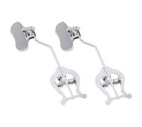 ELAYARD 2 pièces Lot de Pinces pour Partitions de Trombone Argentées Clips Durables Fer Antidérapants pour Musiciens