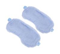 ELAYARD 2 Pièces Masque de Sommeil de Design Cartoon Adorable Couvre Yeux Doux pour Voyage et Nuit Bloqueur de Lumière Confort Exceptionnel pour Âges