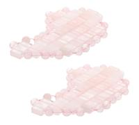 ELAYARD 2 pièces Masque de Sommeil Jade Naturel pour Adultes Rafraîchissant et Apaisant Cache-yeux Froid pour Relaxation Poches Adapté pour Femmes et Voyages