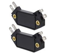 ELAYARD 2 Pièces Module de Commande Allumage Automobile Unité de Contrôle Moteur Compatible Véhicules Checker Diagnostic Intelligent et Optimisation Consommation Carburant