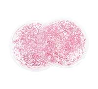 ELAYARD 2 pièces Patch de poches froides et chaudes pour yeux réutilisable coussinets de thérapie pour réduire gonflements et ombres masque relaxant portable pour soins visage adulte rose