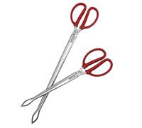 ELAYARD 2 pièces Pince Crabe Courbée Lot pour Capturer Anguilles Poissons et Ramasser Ordures Outils Polyvalents pour Nettoyage Extérieur