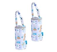 ELAYARD 2 pièces Pochette Isolante pour biberon Grise pour Poussette Maintien Chaud ou Froid Pratique pour Lait Maternel et Boissons 2pcs