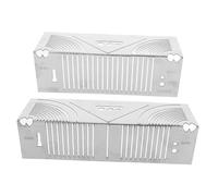 ELAYARD 2 pièces Règle Acier Inoxydable Outil Multifonction pour Traçage Mesure et Pliage Règle Métallique pour et Construction Traçage Précis des Arcs et Angles