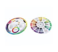 ELAYARD 2 pièces Roue Rotative Palette Couleurs Maquillage Ongles Guide Mélange Couleur Artistique Nail Art