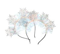 ELAYARD 2 Pièces Serre-tête de Noël Motif de Cristal Scintillant Accessoires Cheveux Durables et Confortables pour Fêtes de Noël Décoration Festive pour Femmes et Filles