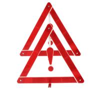 ELAYARD 2 Pièces Triangle de Sécurité Panneau Davertissement Auto Robuste et Stable Kit de Sécurité Routière Multifonction pour Voiture Nationale