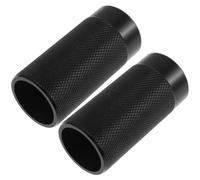 ELAYARD 2 Repose-Pieds de Vélo Arrière Antidérapants en Alliage D'aluminium, Résistants à l'usure, Détachables, pour Scooter, Mini Motos et VTT, Accessoires Réparation Confort Noir