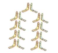 ELAYARD 20 pièces Équerres Angle Droit Renforcées Épais avec Fraisé pour Fixation Meubles Table Armoire Résistantes et Esthétiques