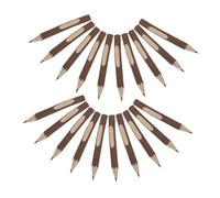 ELAYARD 20 pièces Lot de Crayons Bois Naturels Rustiques avec Écorce Crayons à Écrire Solides pour École Dessin et Fêtes à Thème Nature pour Garçon Fille et Camping