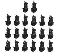 ELAYARD 20 Pièces Miniature Cat Figurines for Halloween Realistic Mini Cat Statues for Table Decor Garden Accessories Dollhouse and Party Favors