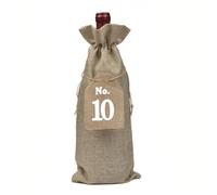 ELAYARD 20pièces à Vin Jute avec Étiquettes Numériques De pour Bouteilles De Vin pour Fêtes Et Célébrations Décoration Élégante pour Mariages Et Anniversaires
