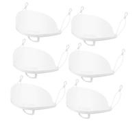 ELAYARD 20pièces Couvre-nez Et Bouche Transparent Protection Alimentaire Masques Pour Chefs Restaurant Anti-projection Résistant Et Léger