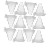 ELAYARD 25 pièces Mangeoires pour Aquarium Plastique avec Ventouse Distributeur Multifonction pour Nourriture Vivante et Crevettes Contenant Hermétique pour Alimentation Poissons et