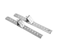 ELAYARD 2pièces Barres De Support Réfrigérateur Acier Clips Et Vis Étagères Ajustables Pour Frigo Et Congélateur