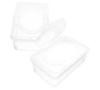 ELAYARD 2pièces Boîte Distributrice de Lingettes Contenant à Lingettes Humides pour Salle de Bain Distributeur pour Toilette