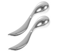 ELAYARD 2Pièces Eye Applicators Alloy Eye Massage Bars For Beauty Care Smooth And Portable Eye Lotion Tools