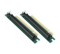 ELAYARD 2pièces Pci-e Riser Adapter avec Extension à Degrés pour Test De Cartes Graphiques Accessoires Ordinateur Gpu