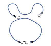 ELAYARD 2pièces Sangles avec Clips Carabiner pour Fixation De Vélos Et Bagages Auto Corde Bungee Ajustable Bleu