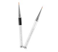 ELAYARD 2pièces Stylo à Ongles Diy Pour Dessiner Motifs Accessoire De Manucure Pratique Avec Long Manche