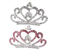 ELAYARD 2Pièces Tiaras pour Garçon Fille Accessoires de Cheveux Élégants pour Filles pour et Fêtes