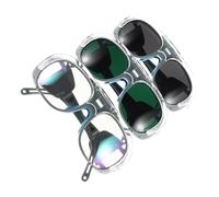 ELAYARD 3 paires Lunettes de Soudage Protection Oculaire Impact Résistant avec Verres Transparentes et Foncées pour Cyclisme et Soudure