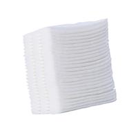 ELAYARD 3 paquets Cotons Démaquillants Trois Couches Non Tissés Double Face Tampons Doux et Durables pour Maquillage et Soin Du Visage Blanches