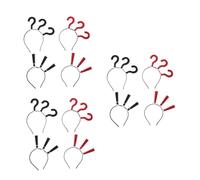 ELAYARD 3 Pièces Bandeaux Cheveux Femme Question Mark Non Slip Bandeau Mode pour Fêtes Halloween Accessoires Coiffure Originales pour Filles et Femmes