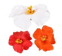 ELAYARD 3 Pièces Barrettes Cheveux Fleurs Colorées pour Filles Décorations Cheveux Petites Accessoires Coiffure Durables pour Fêtes Plage et Usage Quotidien