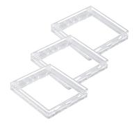 ELAYARD 3 pièces Couvercles de Prises Étanches Type Transparent Ultra Mince Protection Éclaboussures pour Salle de Bain Boîtes Interrupteurs Adhésives Lot