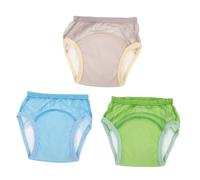 ELAYARD 3 Pièces Lot de Culottes Apprentissage Propreté Garçon Fille Coton Respirant Pantalon Entraînement Absorbant Garçon Fille Sous-vêtements Lavables et Réutilisables pour Pot