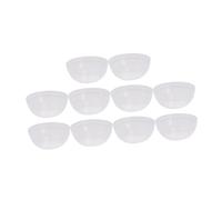 ELAYARD 30 pièces Bol Masque Visage Flexible PVC Bols Mélange DIY pour Soins Beauté Maison et Salon Professionnel Demi-opaque