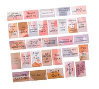 ELAYARD 30 Pièces Lot de Cartes Dencouragement Colorées Anglais avec Citations Positives pour Employés Étudiants et Garçon Fille Format Petit pour et Stress
