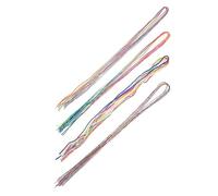 ELAYARD 36 pièces Cordes de Dégradé pour Cheveux Accessoires de Coiffure Créatifs et Filles Fils Colorés pour Tresses et Dreadlocks Décoration Capillaire Polyvalente et Ludique
