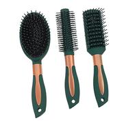 ELAYARD 3pièces Brosse à Cheveux Ensemble De Brosses De Massage Démêlage Pour Cheveux Bouclés Ondulés Et Épais Avec Brosse Plate Et Peigne Incurvé Du Chevelu Pour Meilleure