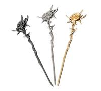 ELAYARD 3pièces Piques à Cheveux Chinois Avec Fleurs Baguettes Pour Chignon Accessoires Pour Cheveux Vintage Pour Femme