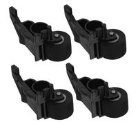 ELAYARD 4 pièces Cassette Pinch Roller Plastic Pulley Wear-Resistant Pressing Wheel for Tape Recorder Repair and Audio Maintenance